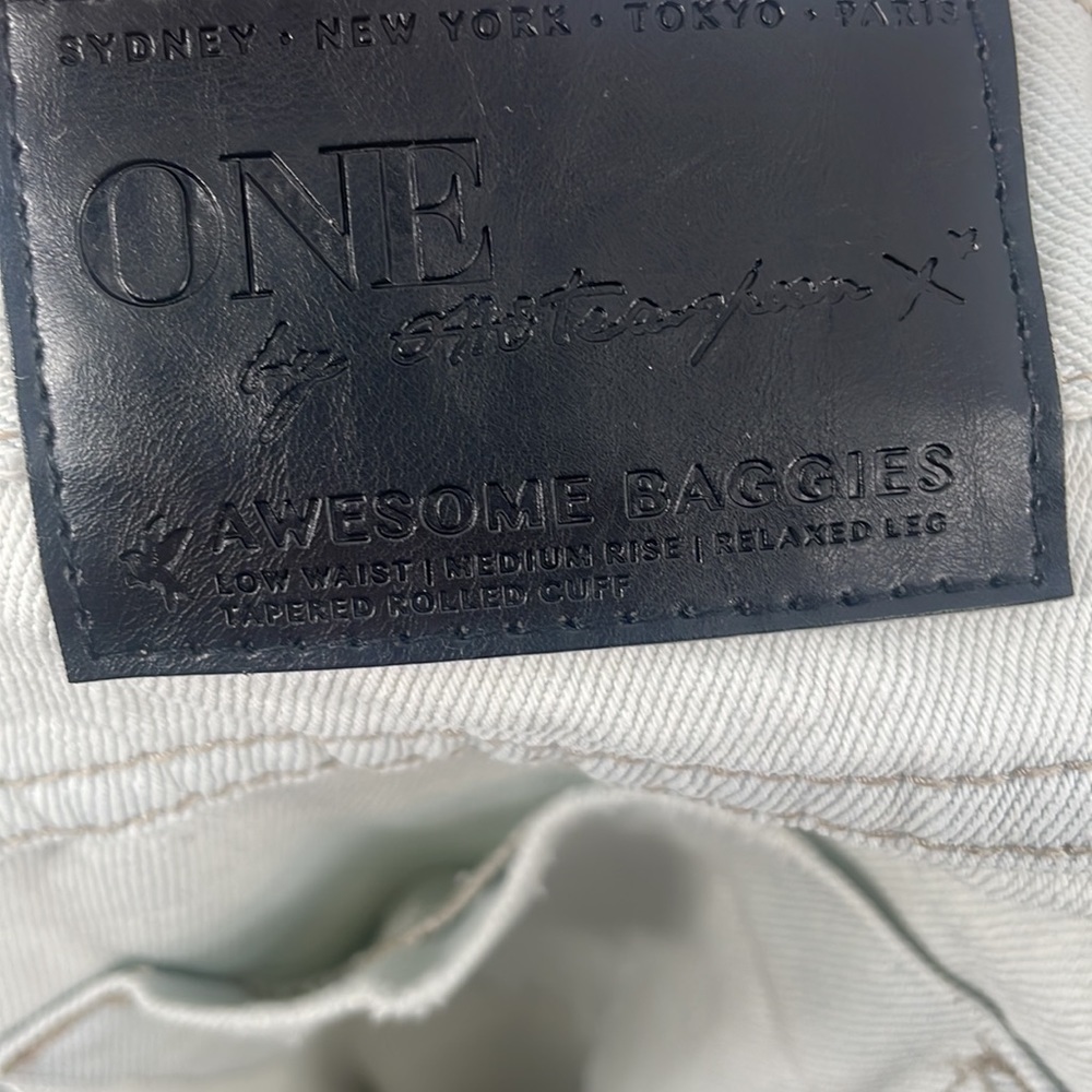 ONE X Oneteaspoon jeans awesome baggies distressed jeans sz 31 - Picture 7 of 11
